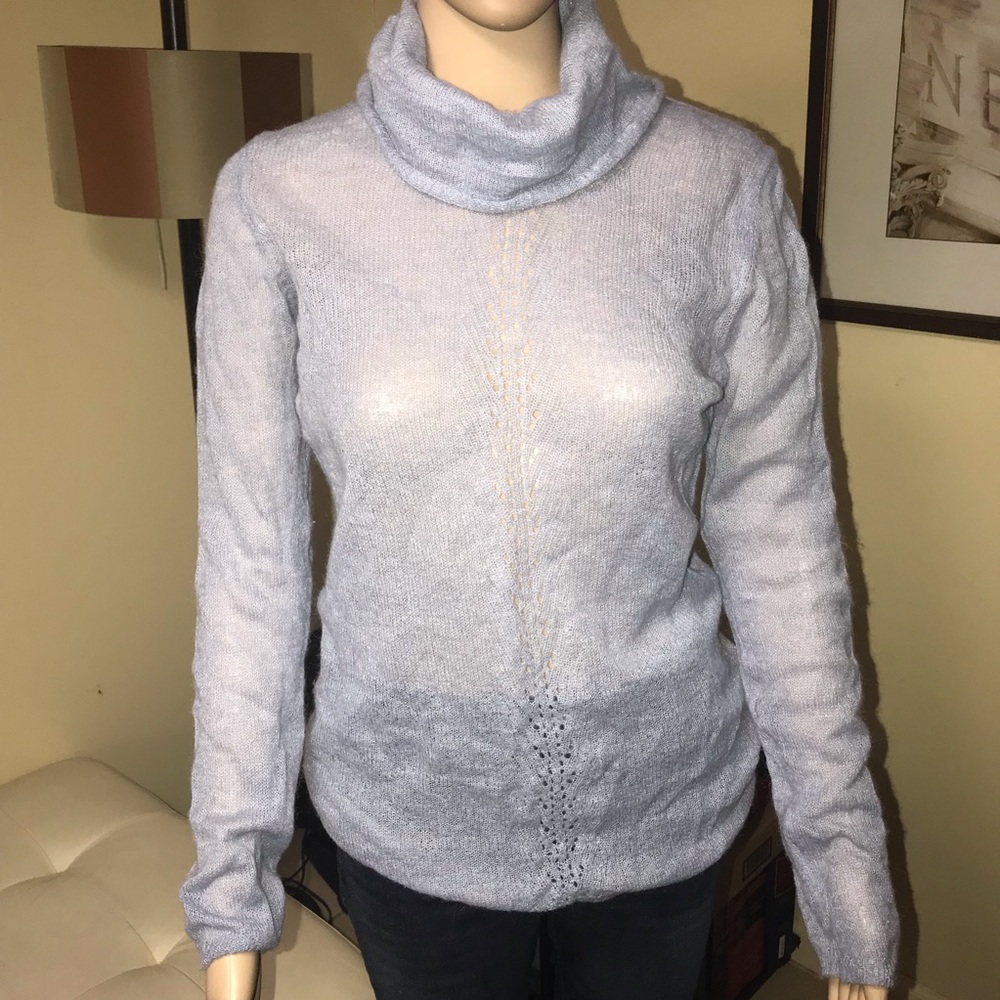 Turtleneck lilac sweater